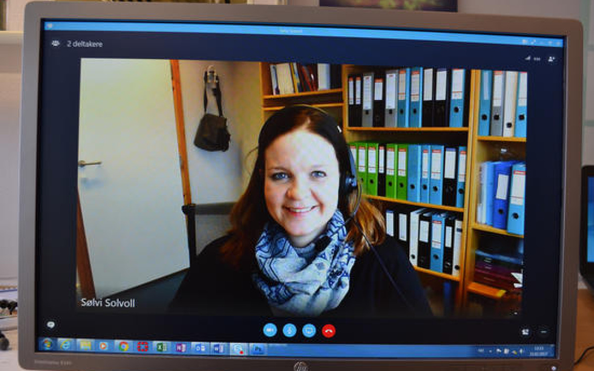 Forsker S&oslash;lvi Solvoll arrangerer webinar for reiselivsgr&uuml;ndere. Foto: Thoralf Fagertun