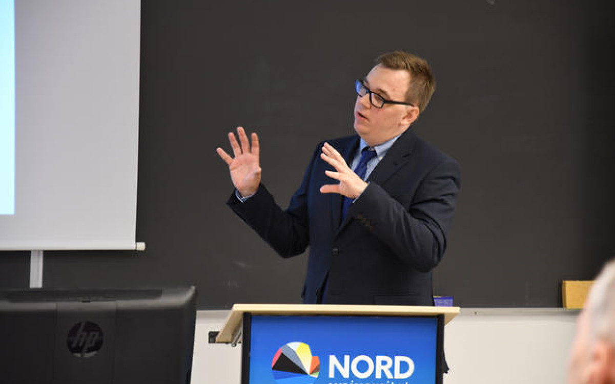 Vegard Pedersen gjennomf&oslash;rte en vellykket disputas 19. september. Foto: Thoralf Fagertun