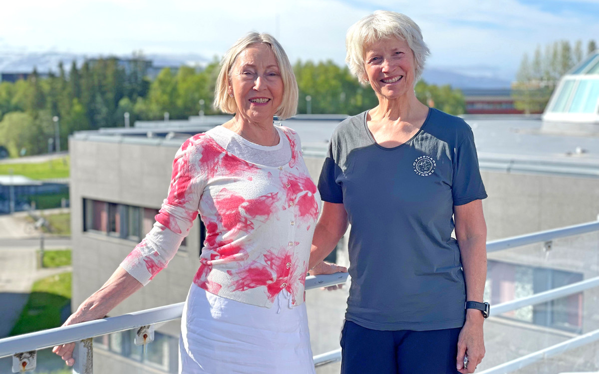 Grete Hovelsrud og Iselin Marstrander. Foto: Thoralf Fagertun