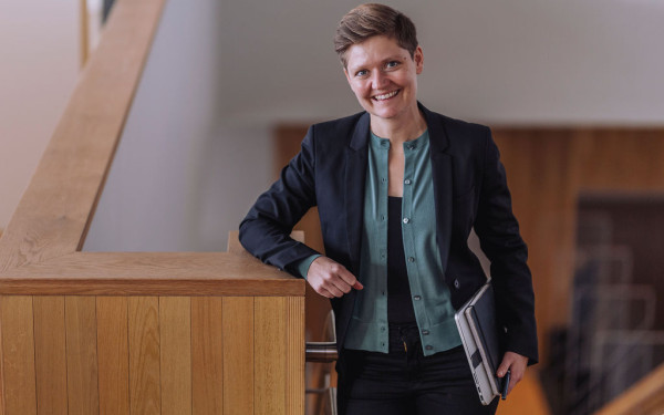 Seniorforsker Helga Eggeb&oslash;. Foto: Karoline O.A. Pettersen