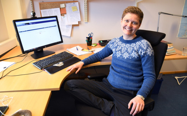 Where the magic happens. Helga Eggeb&oslash; har skrevet en av fjor&aring;rets beste tidsskriftartikler. Foto: Thoralf Fagertun