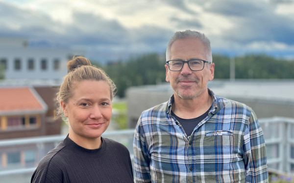 Lea Louise Videt og Trond Bliksvær. Foto: Thoralf Fagertun