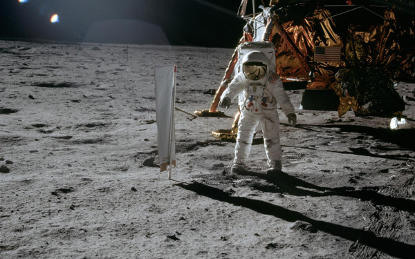 Månelandingen 1969. Foto: NASA