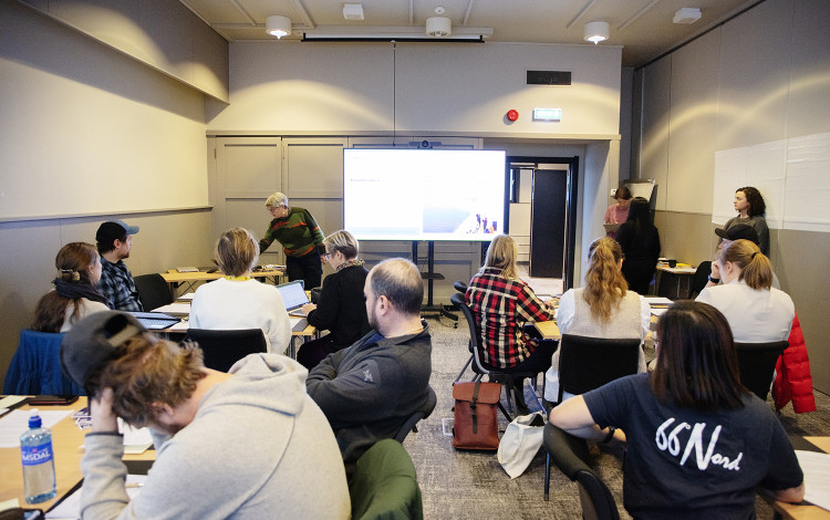 Balancing Act-workshop på Svalbard oktober 2022. Foto: Marta Anna Løvberg